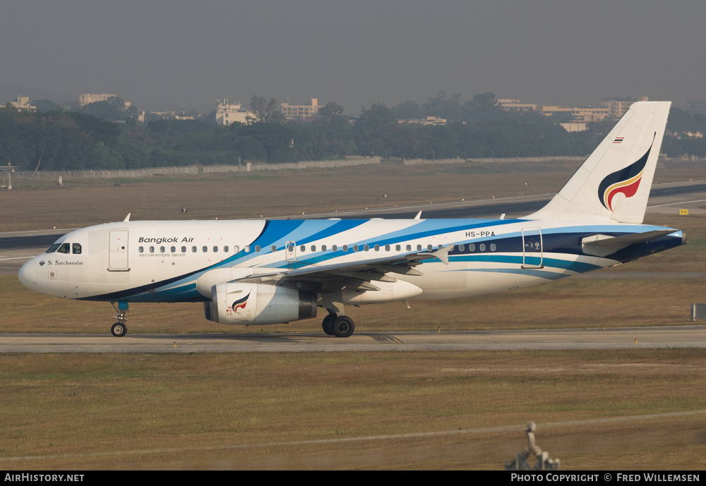 Aircraft Photo of HS-PPA | Airbus A319-132 | Bangkok Airways | AirHistory.net #206396