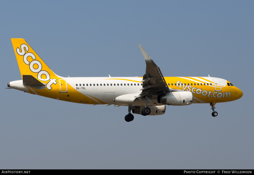 Aircraft Photo of 9V-TRL | Airbus A320-232 | Scoot | AirHistory.net #206417