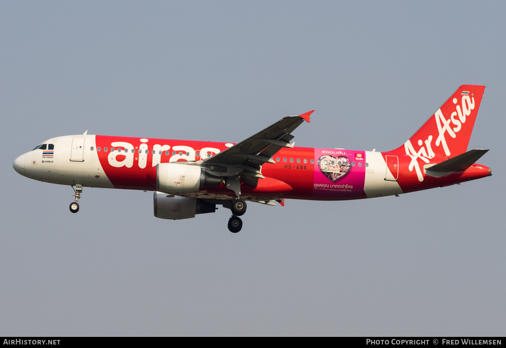 Aircraft Photo of HS-ABK | Airbus A320-216 | AirAsia | AirHistory.net #206425