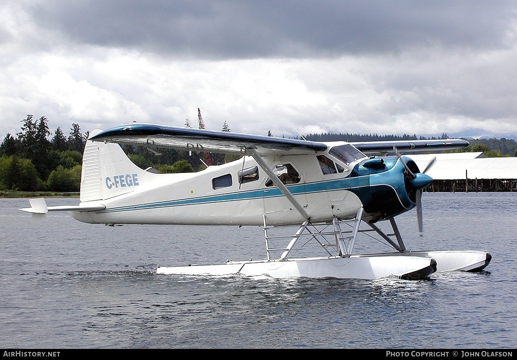 Aircraft Photo of C-FEGE | De Havilland Canada DHC-2 Beaver Mk.1 | Corilair Charter | AirHistory.net #206434