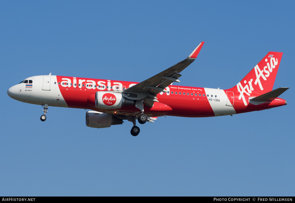 Aircraft Photo of HS-CBA | Airbus A320-216 | AirAsia | AirHistory.net #206466