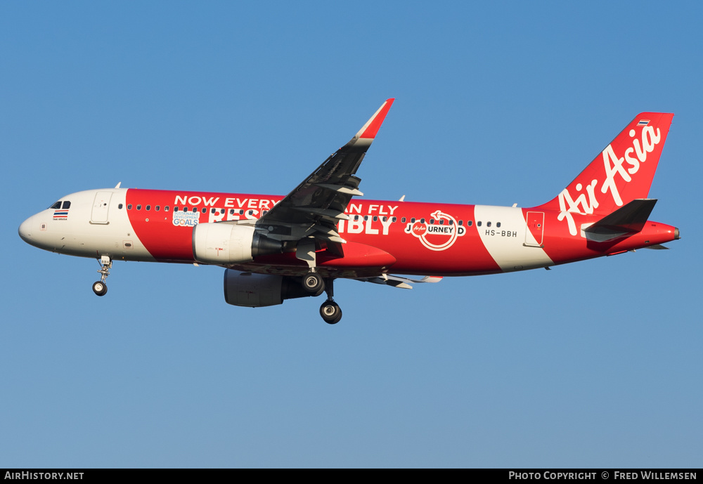 Aircraft Photo of HS-BBH | Airbus A320-216 | AirAsia | AirHistory.net #206470