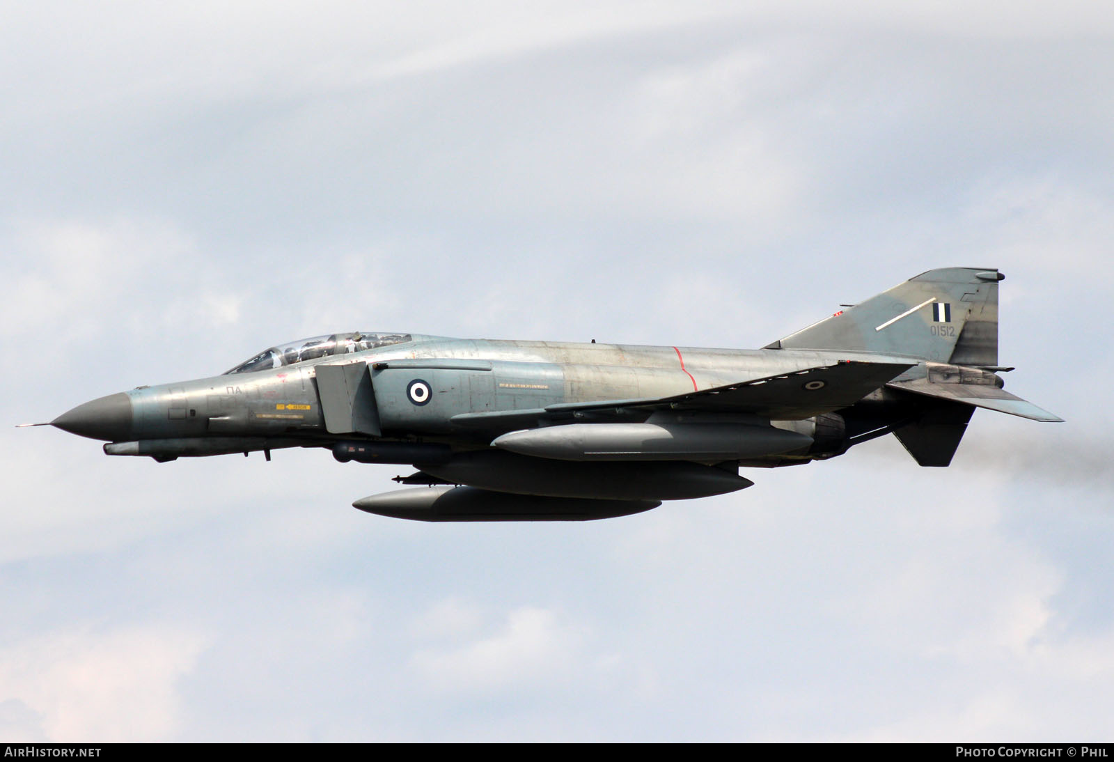 Aircraft Photo of 01512 | McDonnell Douglas F-4E AUP Phantom II | Greece - Air Force | AirHistory.net #206473