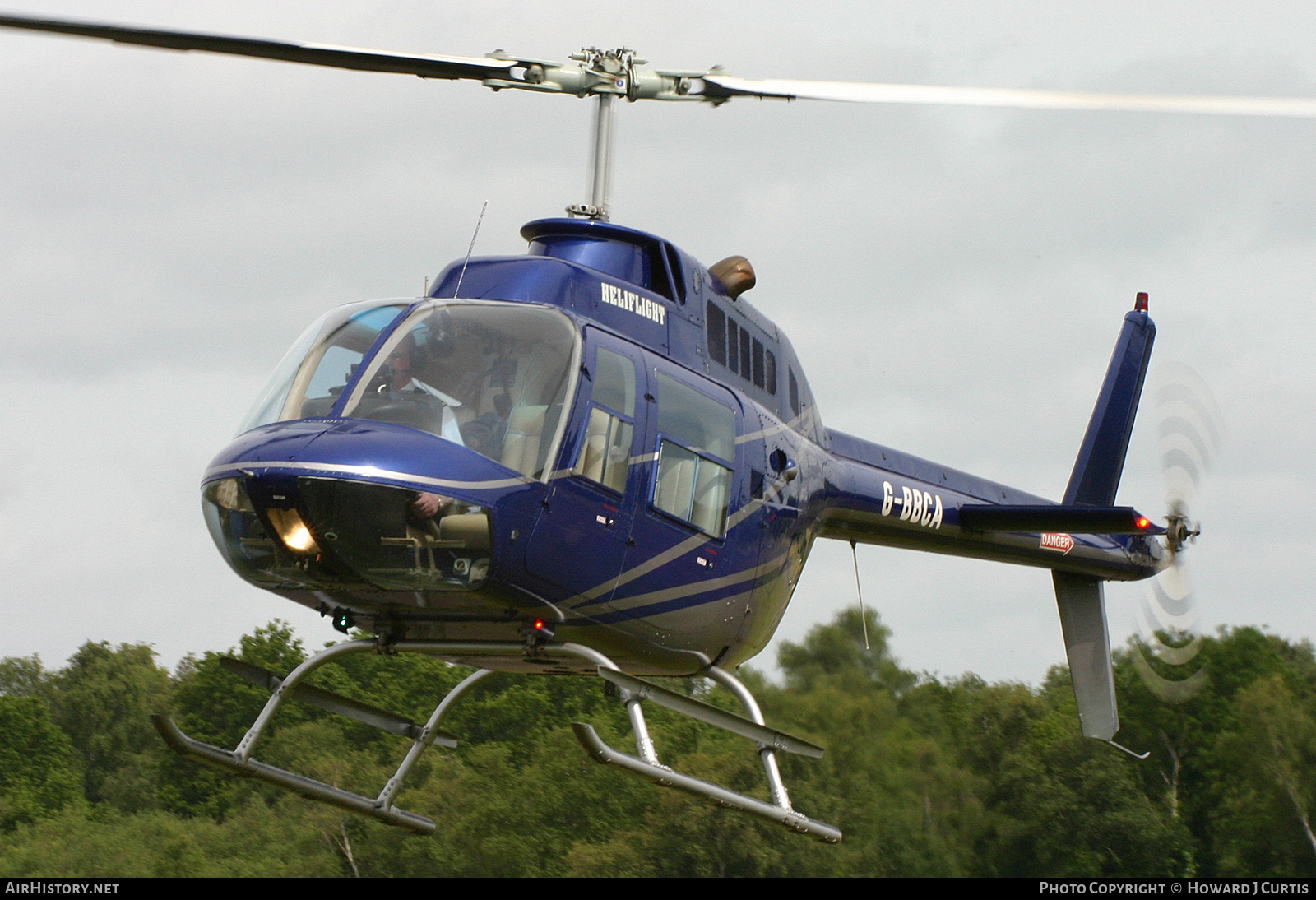 Aircraft Photo of G-BBCA | Bell 206B-2 JetRanger II | Heliflight | AirHistory.net #206489