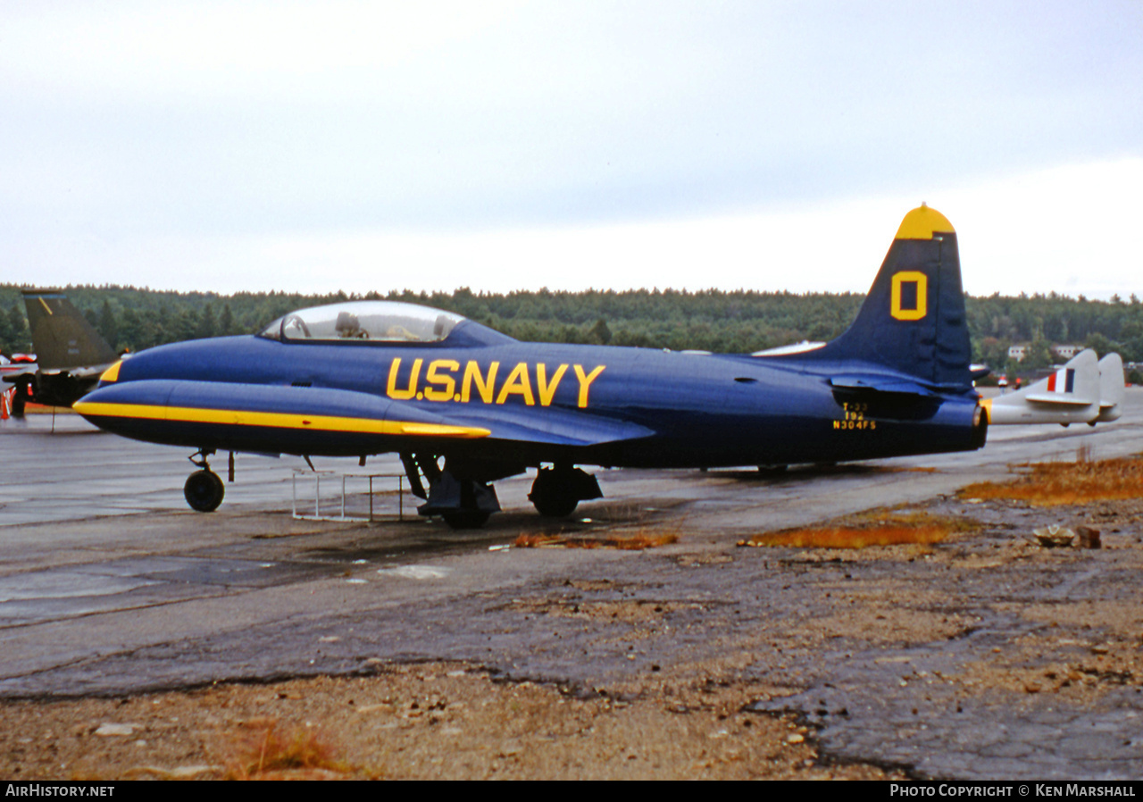 Aircraft Photo of N304FS | Canadair T-33AN Silver Star 3 | USA - Navy | AirHistory.net #206502