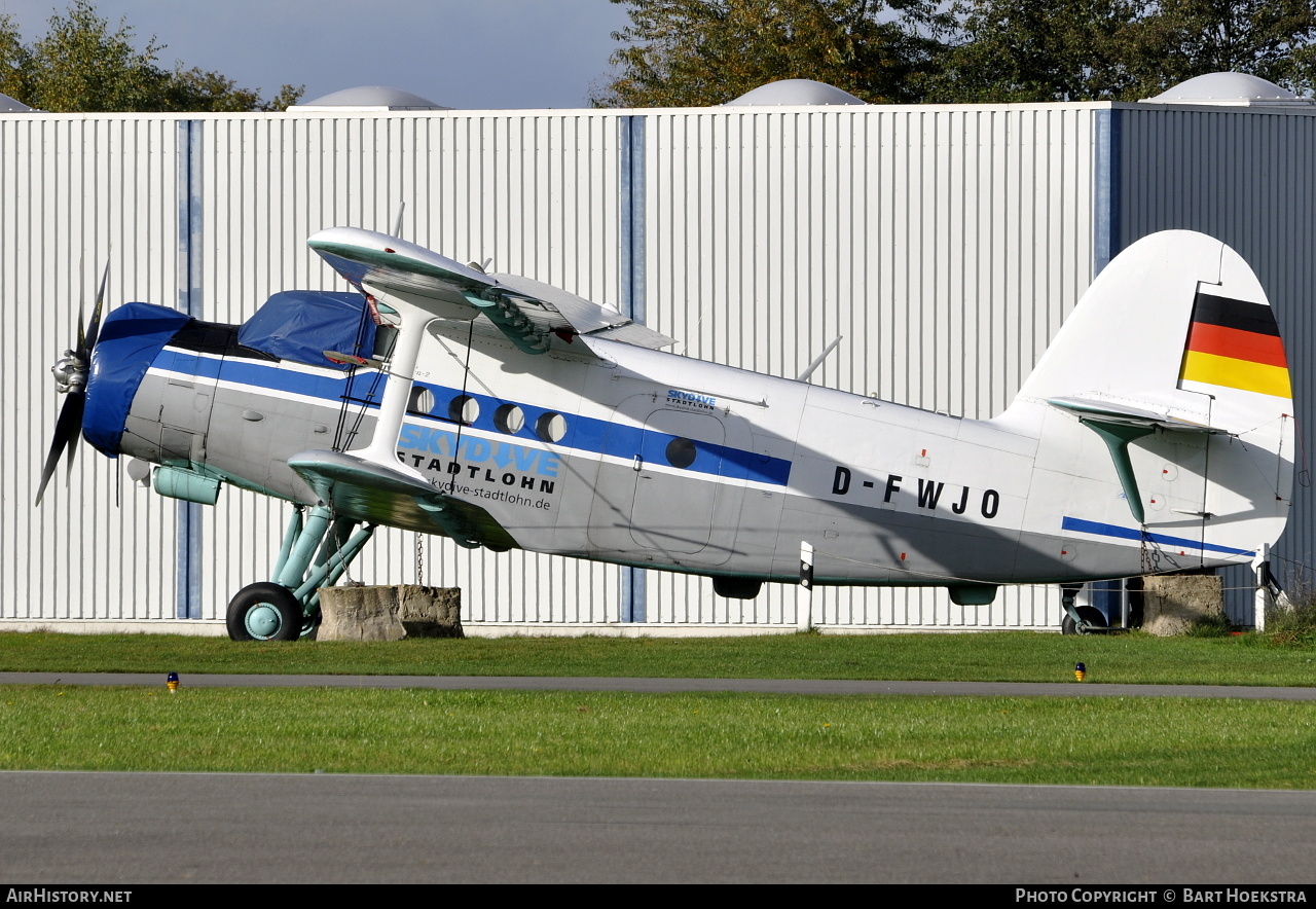 Aircraft Photo of D-FWJO | Antonov An-2T | Skydive Stadtlohn | AirHistory.net #206545