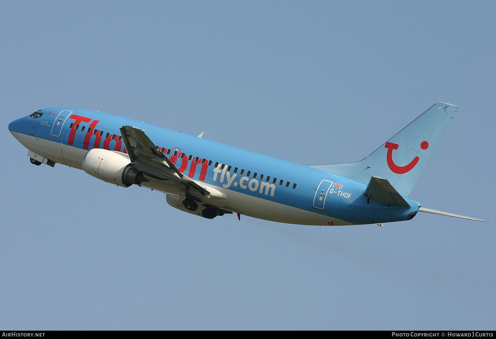 Aircraft Photo of G-THOF | Boeing 737-3Q8 | Thomsonfly | AirHistory.net #206592