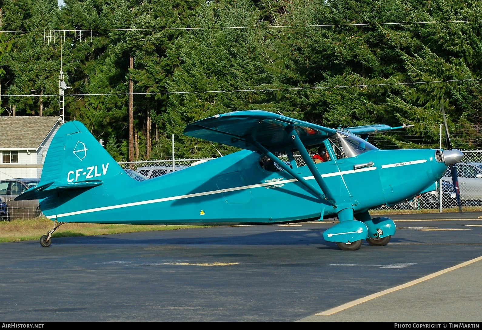 Aircraft Photo of CF-ZLV | Stinson 108-1 Voyager 150 | AirHistory.net #206604