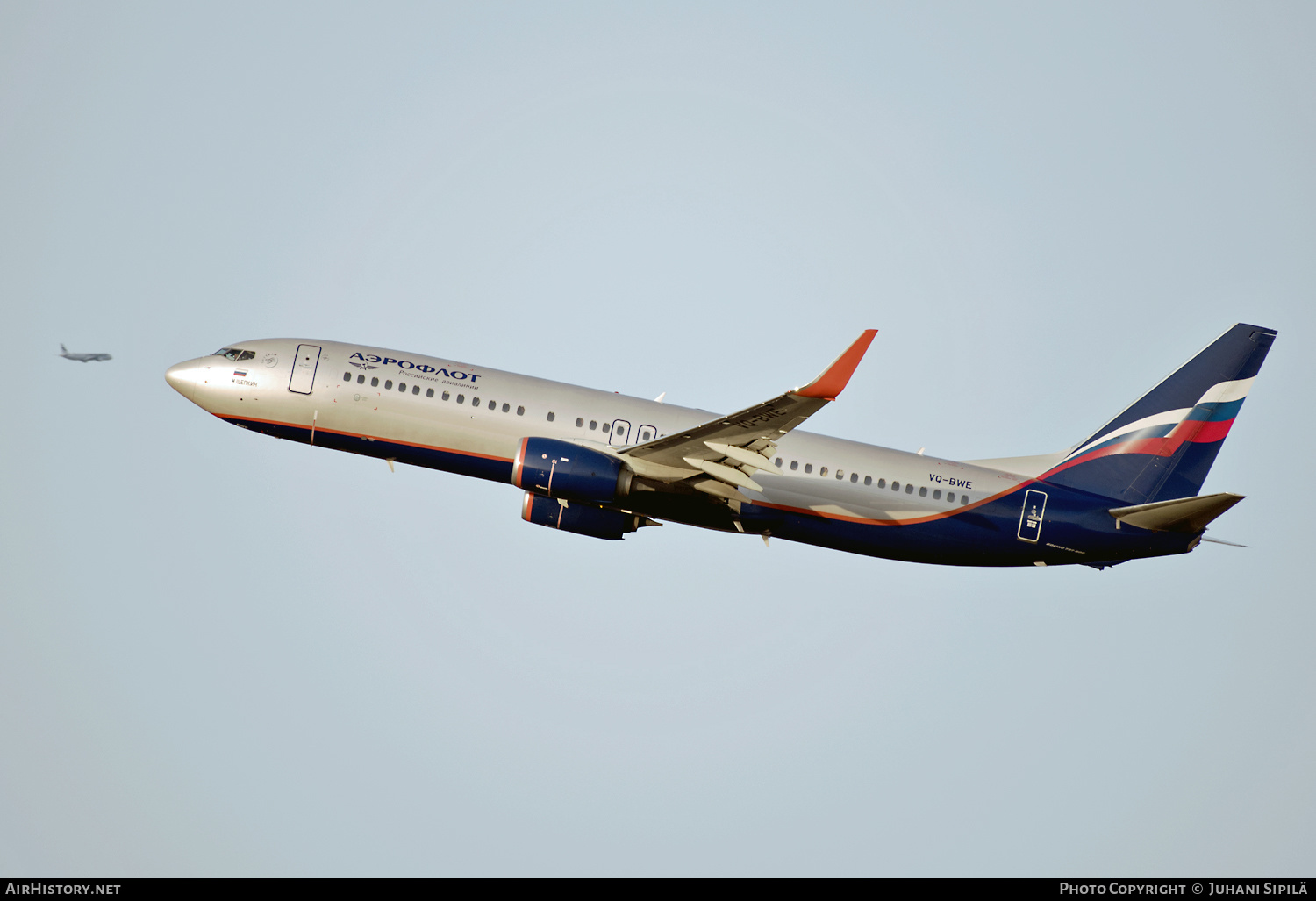 Aircraft Photo of VQ-BWE | Boeing 737-8LJ | Aeroflot - Russian Airlines | AirHistory.net #206611