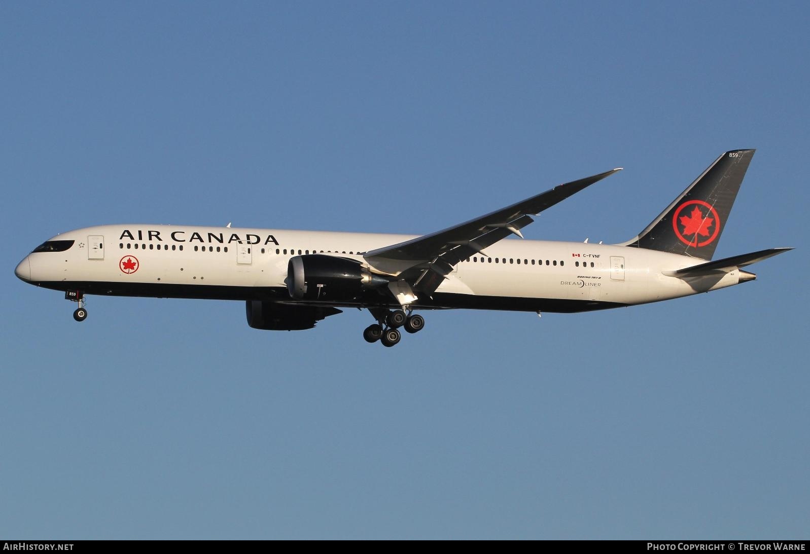 Aircraft Photo of C-FVNF | Boeing 787-9 Dreamliner | Air Canada | AirHistory.net #206615