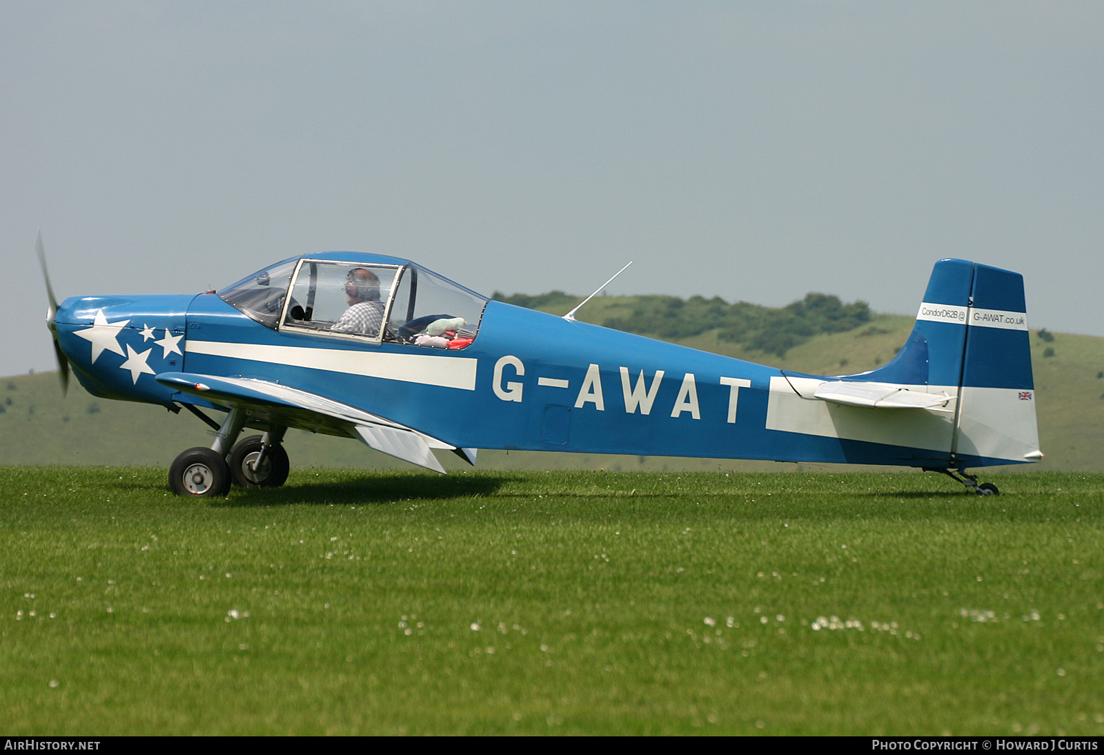 Aircraft Photo of G-AWAT | Rollason Druine D.62B Condor | AirHistory.net #206649