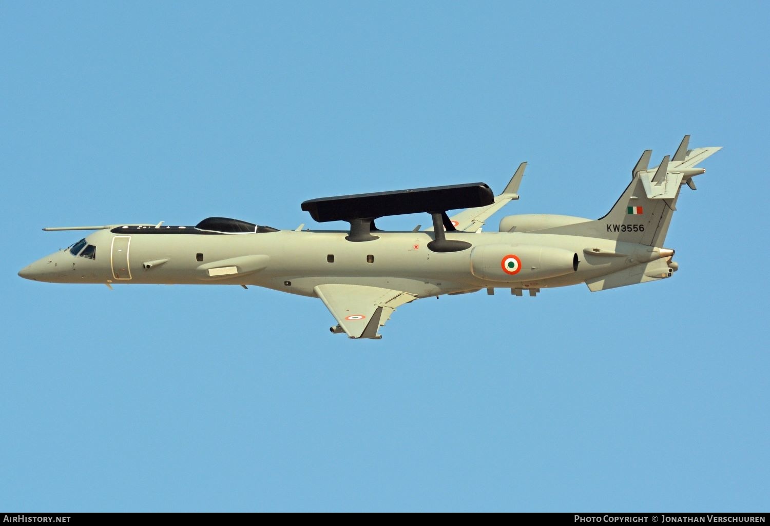 Aircraft Photo of KW3556 | Embraer ERJ-145SM (EMB-145SM) | India - Air Force | AirHistory.net #206673