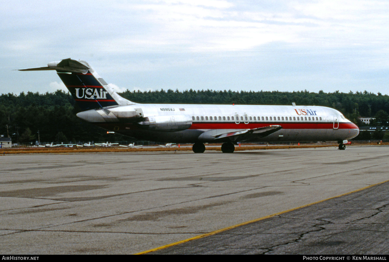 Aircraft Photo of N985VJ | McDonnell Douglas DC-9-31 | USAir | AirHistory.net #206696
