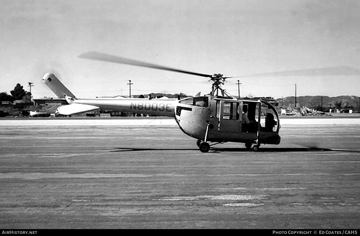 Aircraft Photo of N8003E | Sikorsky HO5S-1 (S-52) | AirHistory.net #206705