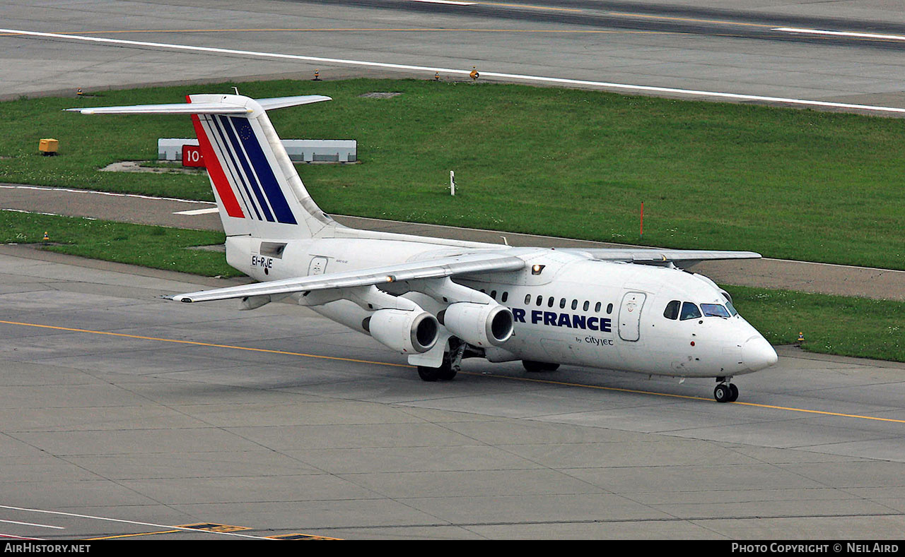 Aircraft Photo of EI-RJE | British Aerospace Avro 146-RJ85A | Air France | AirHistory.net #206707