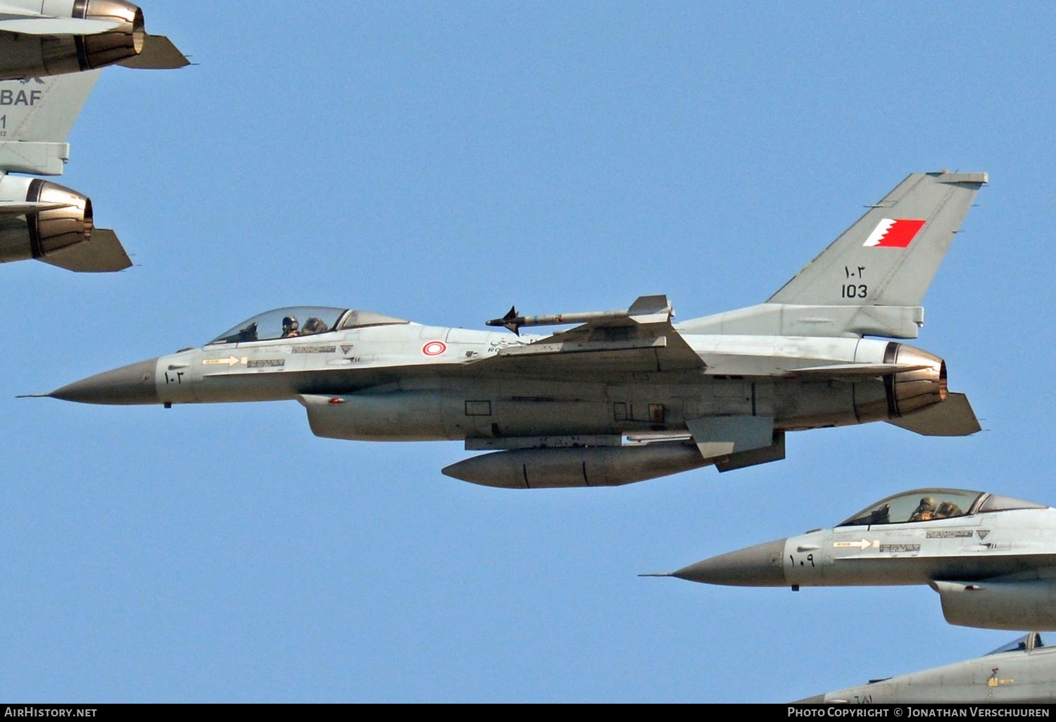 Aircraft Photo of 103 | General Dynamics F-16C Fighting Falcon | Bahrain - Air Force | AirHistory.net #206713