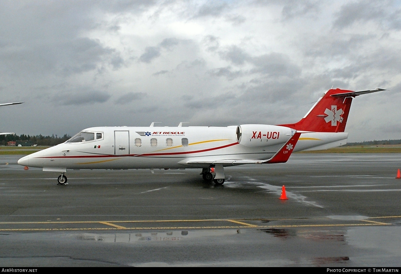 Aircraft Photo of XA-UCI | Gates Learjet 55 | Jet Rescue | AirHistory.net #206737