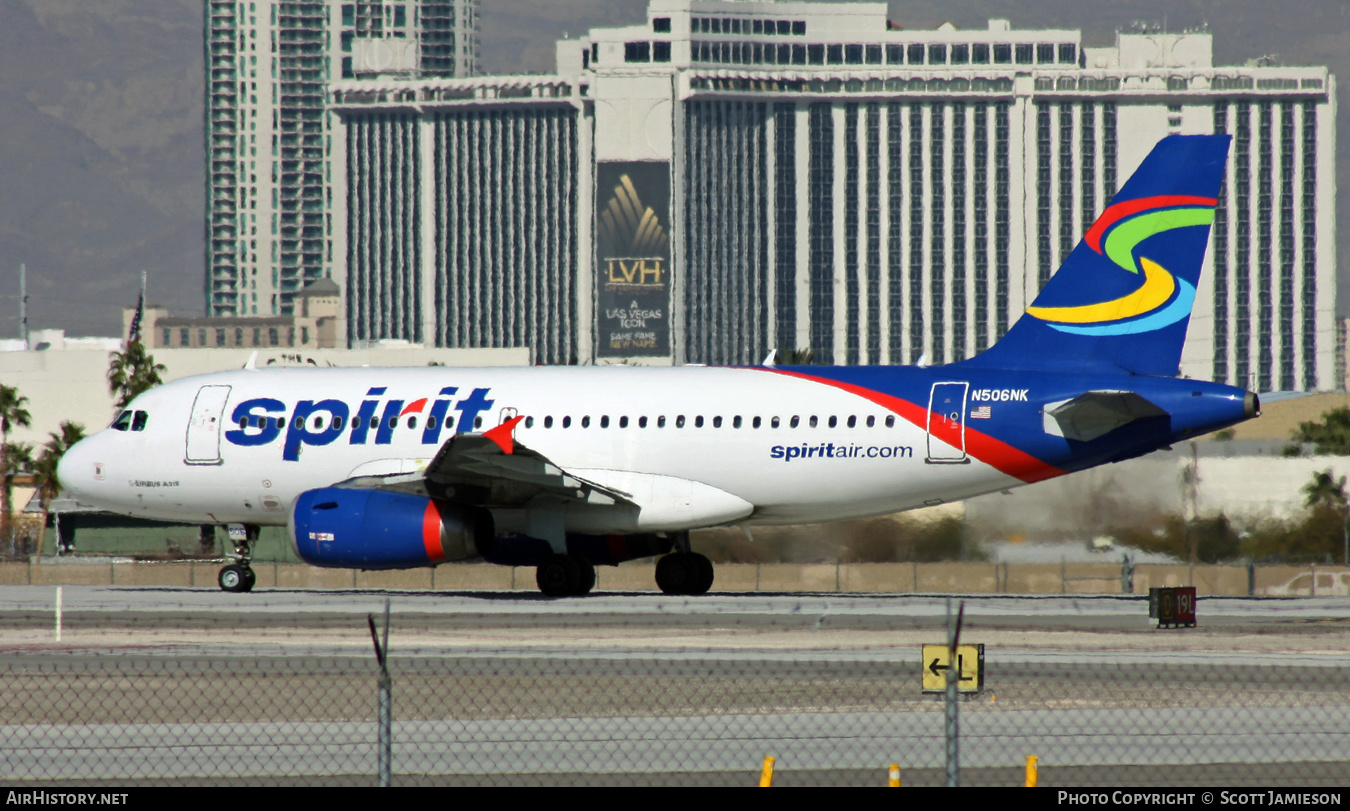 Aircraft Photo of N506NK | Airbus A319-132 | Spirit Airlines | AirHistory.net #206756