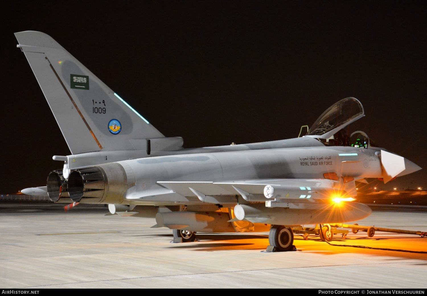 Aircraft Photo of 1009 | Eurofighter EF-2000 Typhoon F2 | Saudi Arabia - Air Force | AirHistory.net #206778