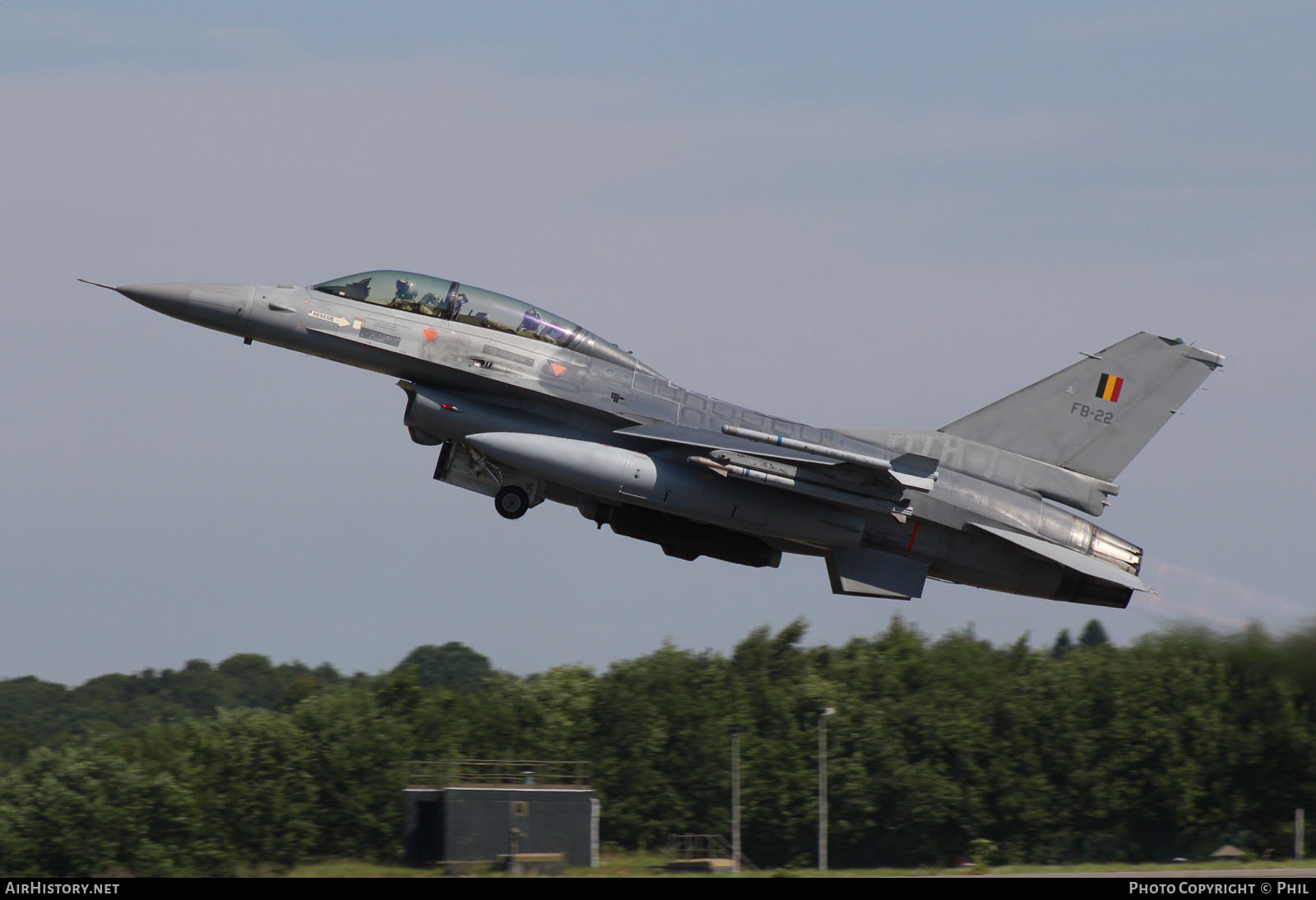 Aircraft Photo of FB-22 | General Dynamics F-16BM Fighting Falcon | Belgium - Air Force | AirHistory.net #206803