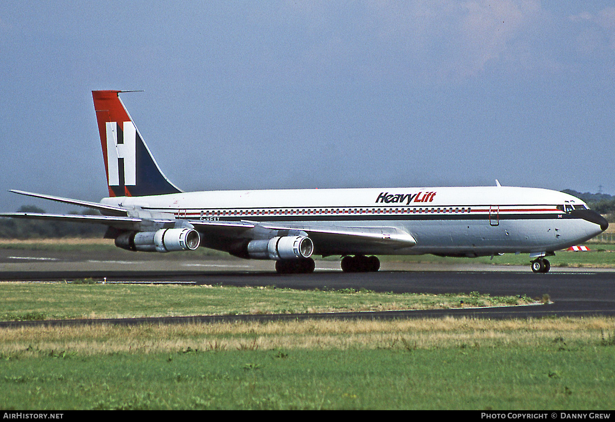 Aircraft Photo of G-HEVY | Boeing 707-324C | HeavyLift Cargo Airlines | AirHistory.net #206805