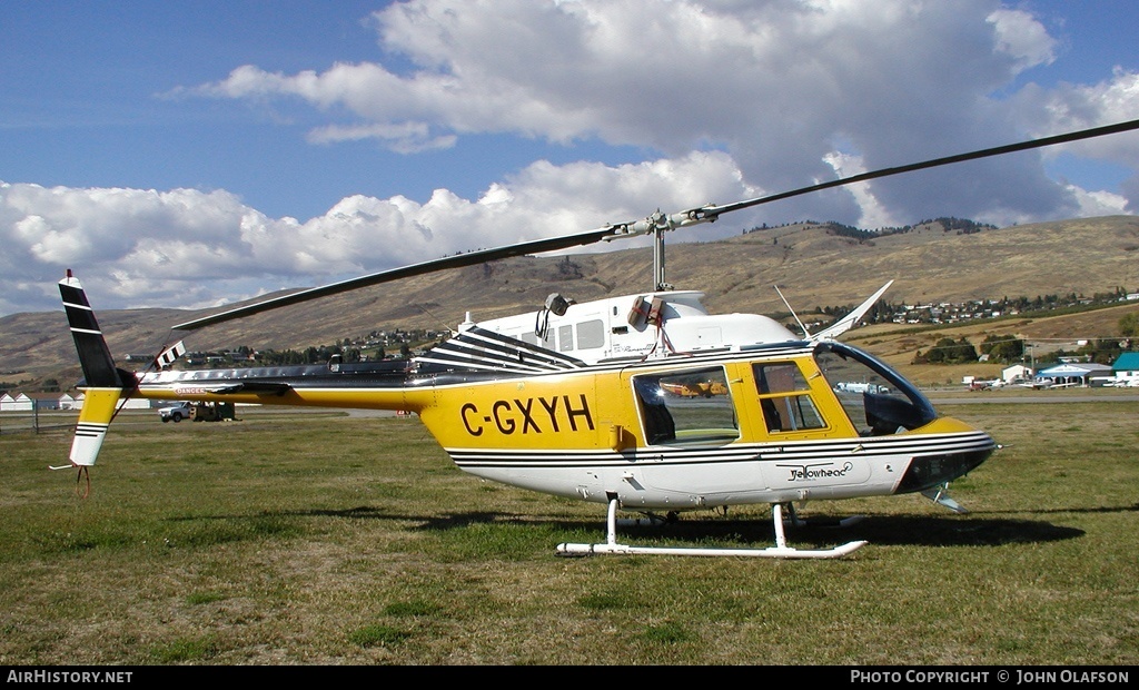 Aircraft Photo of C-GXYH | Bell 206B-3 JetRanger III | Yellowhead Helicopters | AirHistory.net #206833