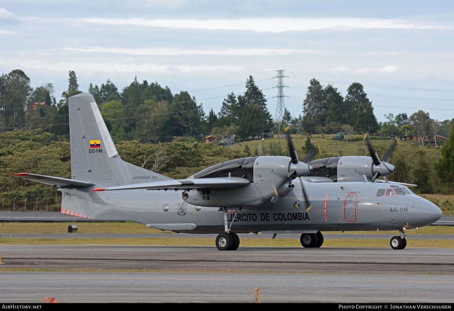 Aircraft Photo of EJC1146 | Antonov An-32B | Colombia - Army | AirHistory.net #206841