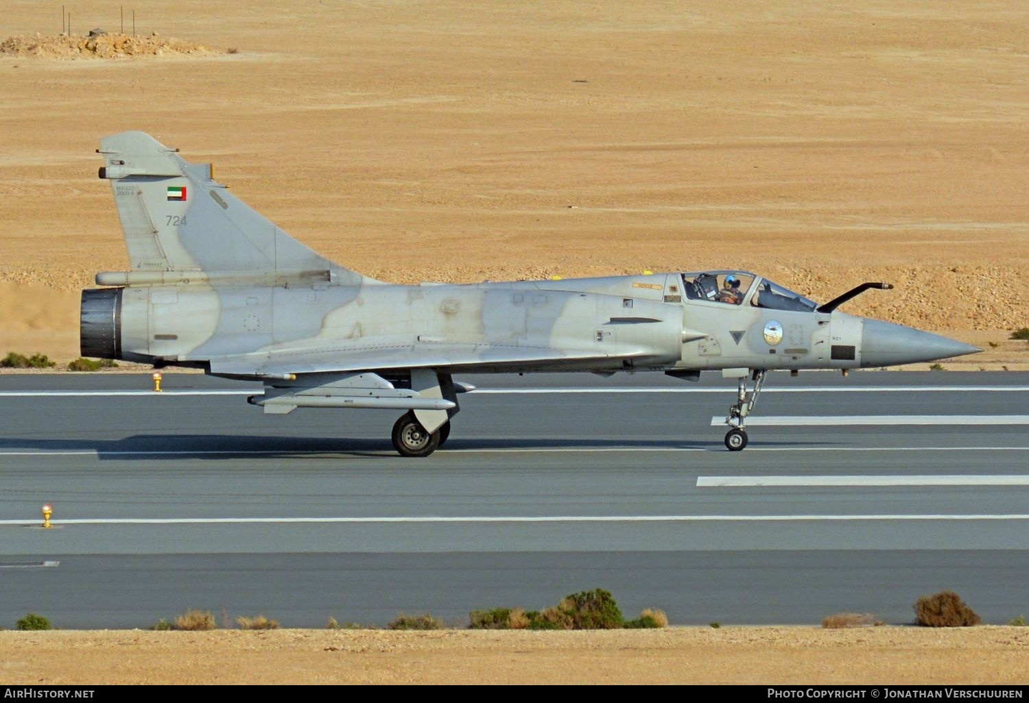 Aircraft Photo of 724 | Dassault Mirage 2000-9EAD | United Arab Emirates - Air Force | AirHistory.net #206845
