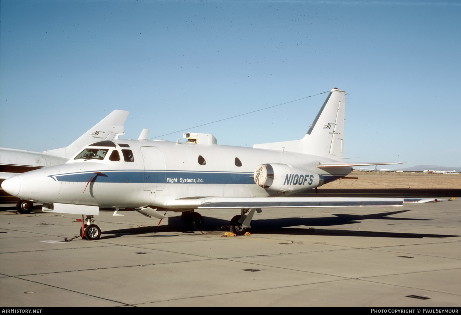 Aircraft Photo of N100FS | North American NA-282 Sabreliner 40 | Flight Systems Inc. | AirHistory.net #206848