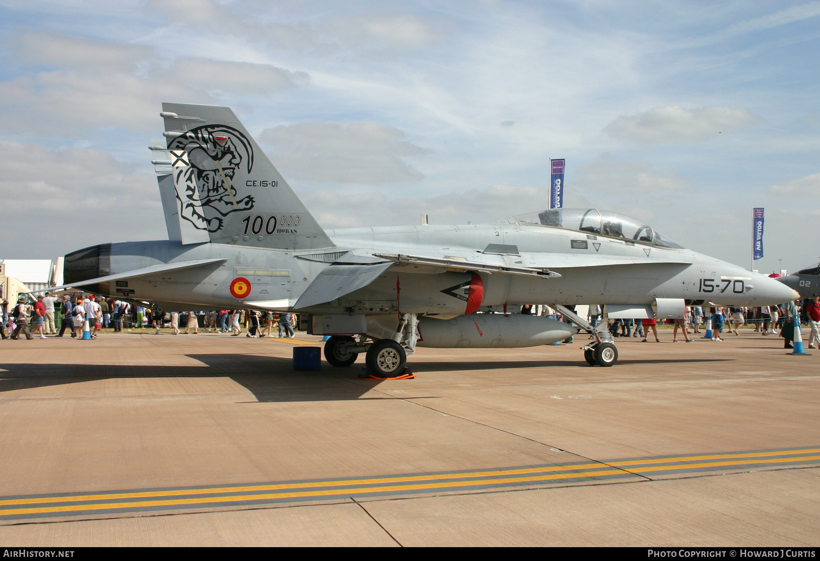 Aircraft Photo of CE.15-01 | McDonnell Douglas EF-18BM Hornet | Spain - Air Force | AirHistory.net #206859