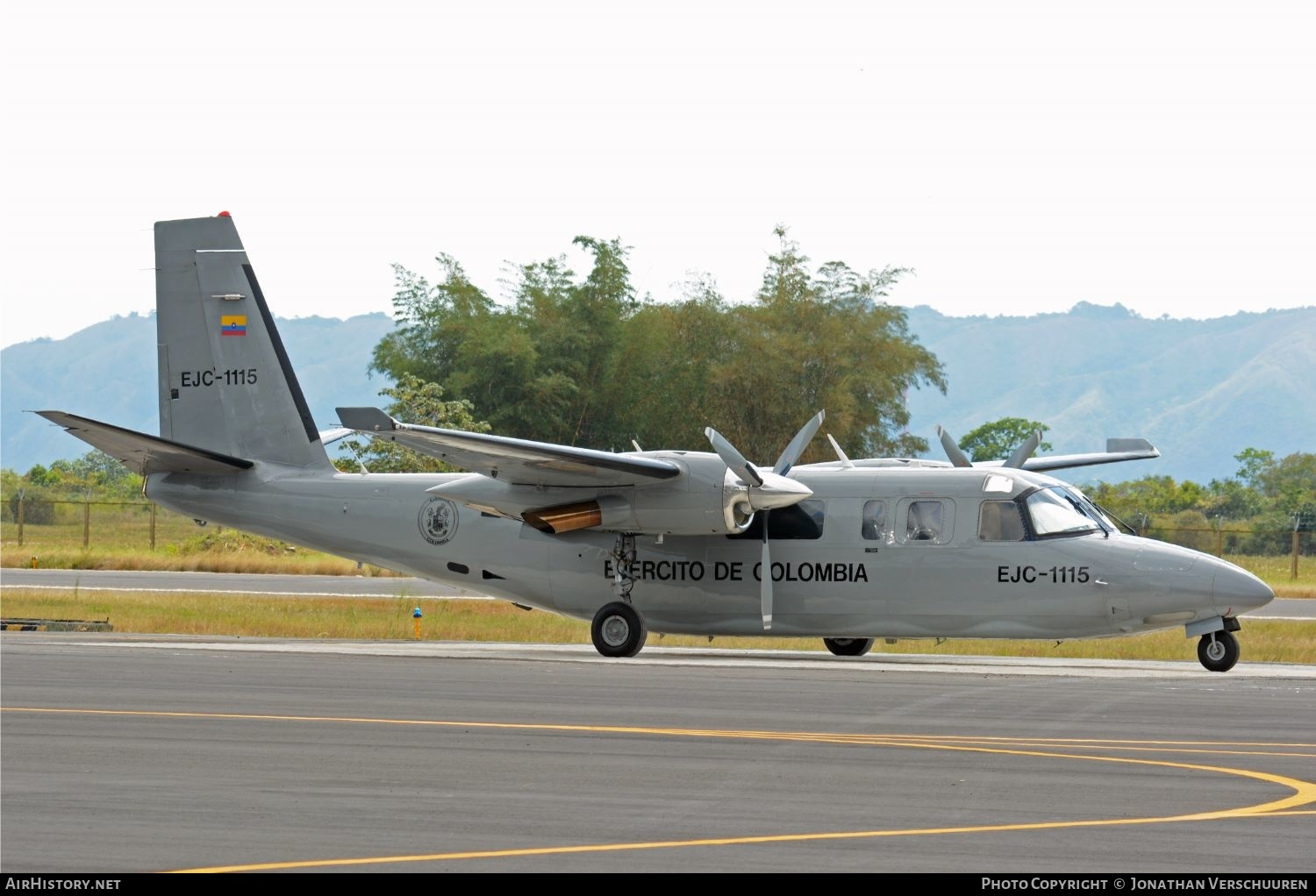 Aircraft Photo of EJC1115 | Rockwell 695A Jetprop 1000 | Colombia - Army | AirHistory.net #206867