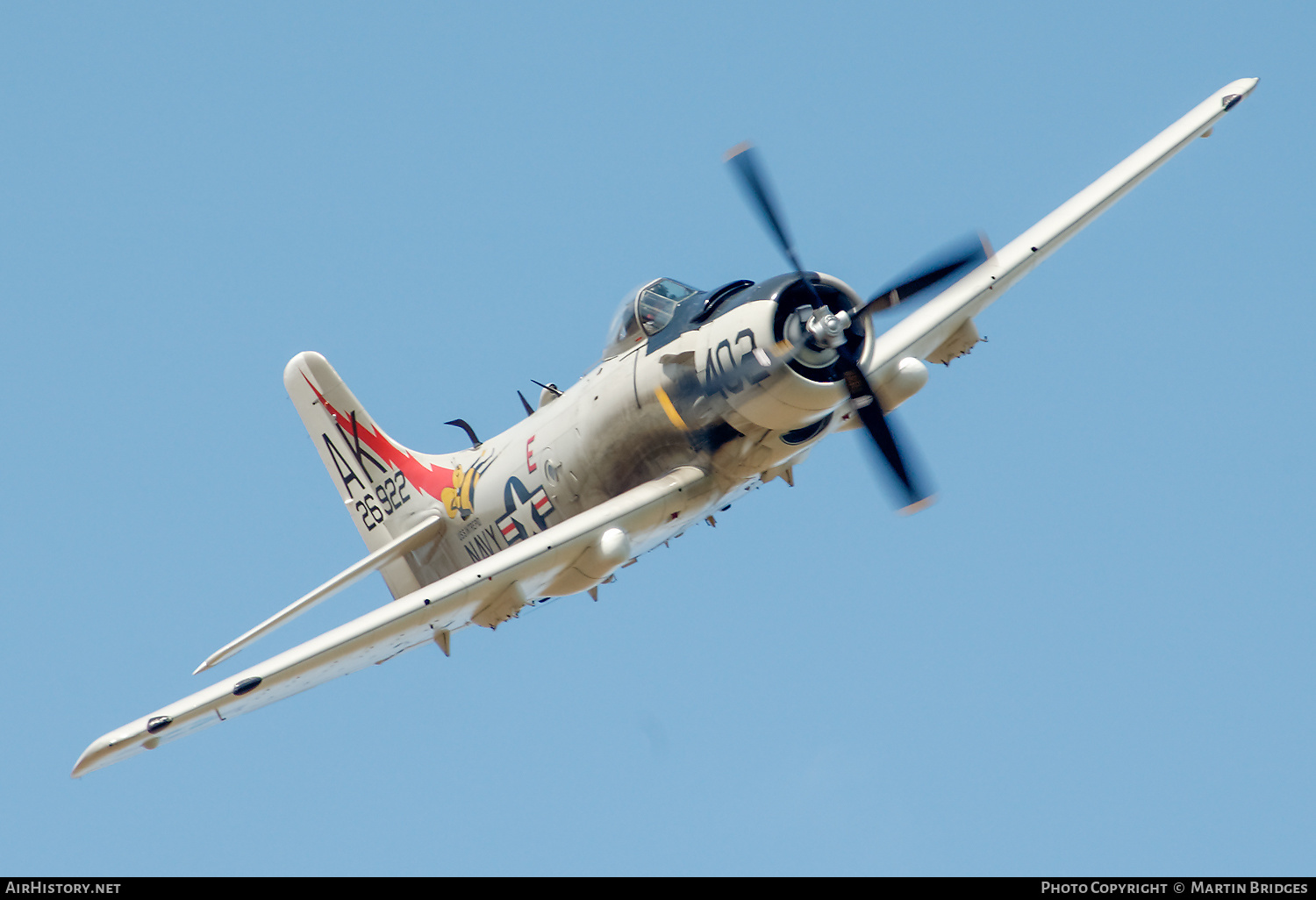 Aircraft Photo of G-RADR / 126922 | Douglas A-1D Skyraider (AD-4NA) | USA - Navy | AirHistory.net #206872