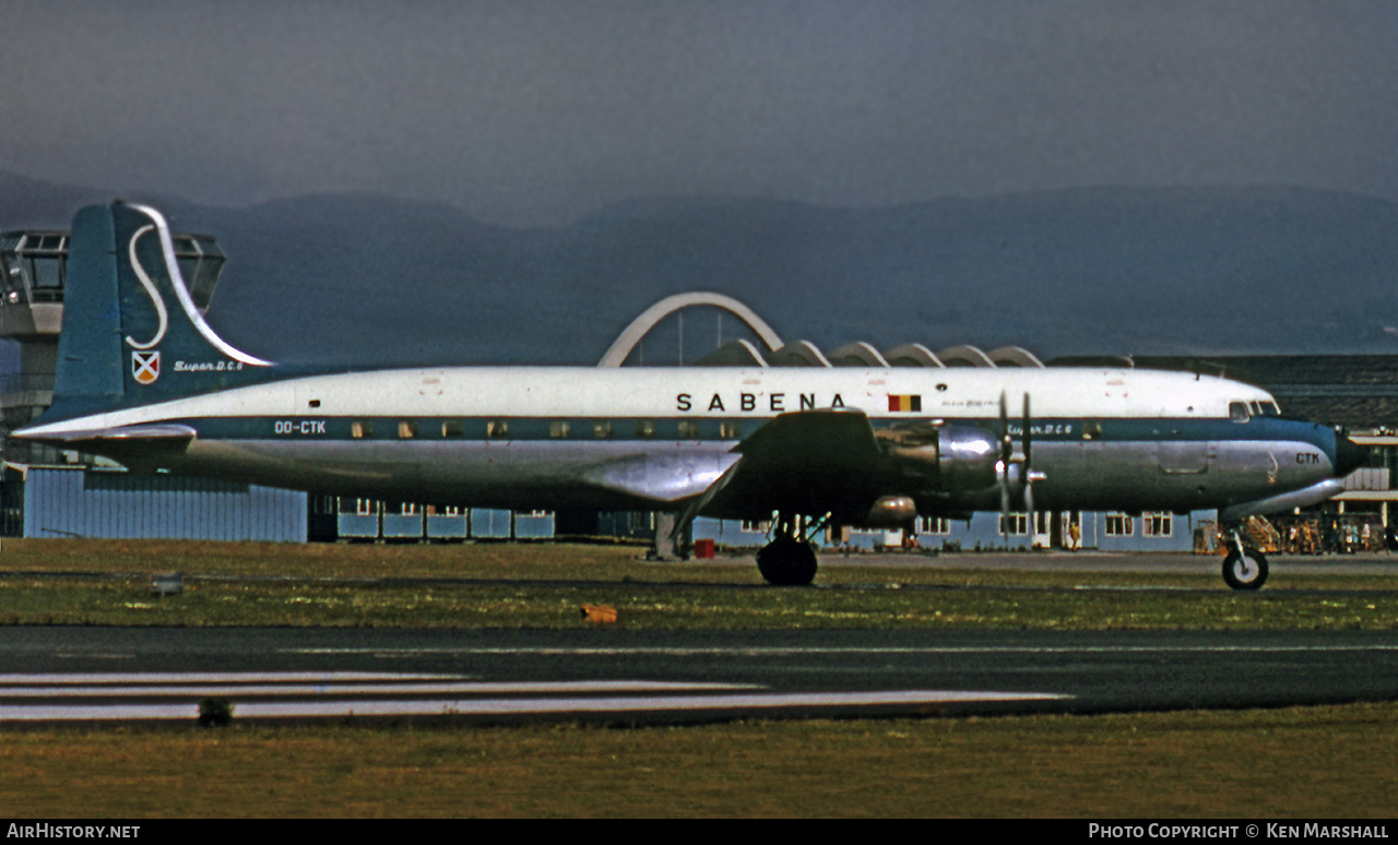 Aircraft Photo of OO-CTK | Douglas DC-6B | Sabena | AirHistory.net #206889
