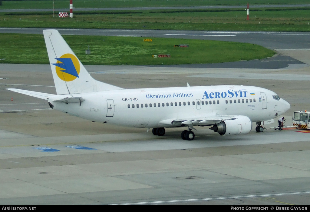 Aircraft Photo of UR-VVD | Boeing 737-529 | AeroSvit Ukrainian Airlines | AirHistory.net #206900