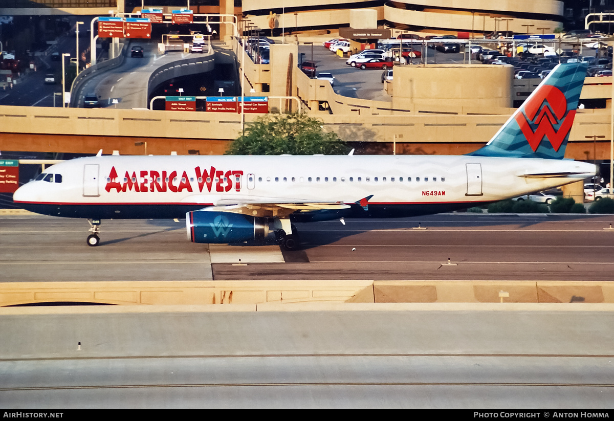Aircraft Photo of N649AW | Airbus A320-232 | America West Airlines | AirHistory.net #206912