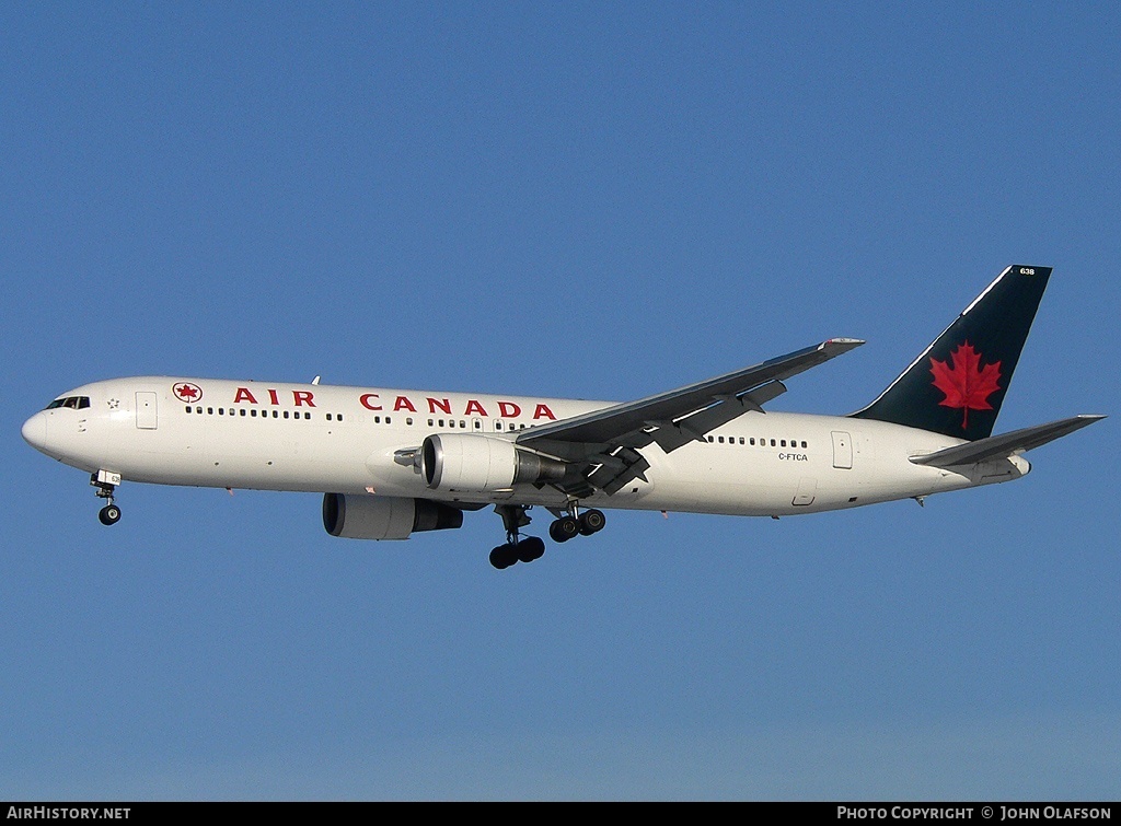Aircraft Photo of C-FTCA | Boeing 767-375/ER | Air Canada | AirHistory.net #206916