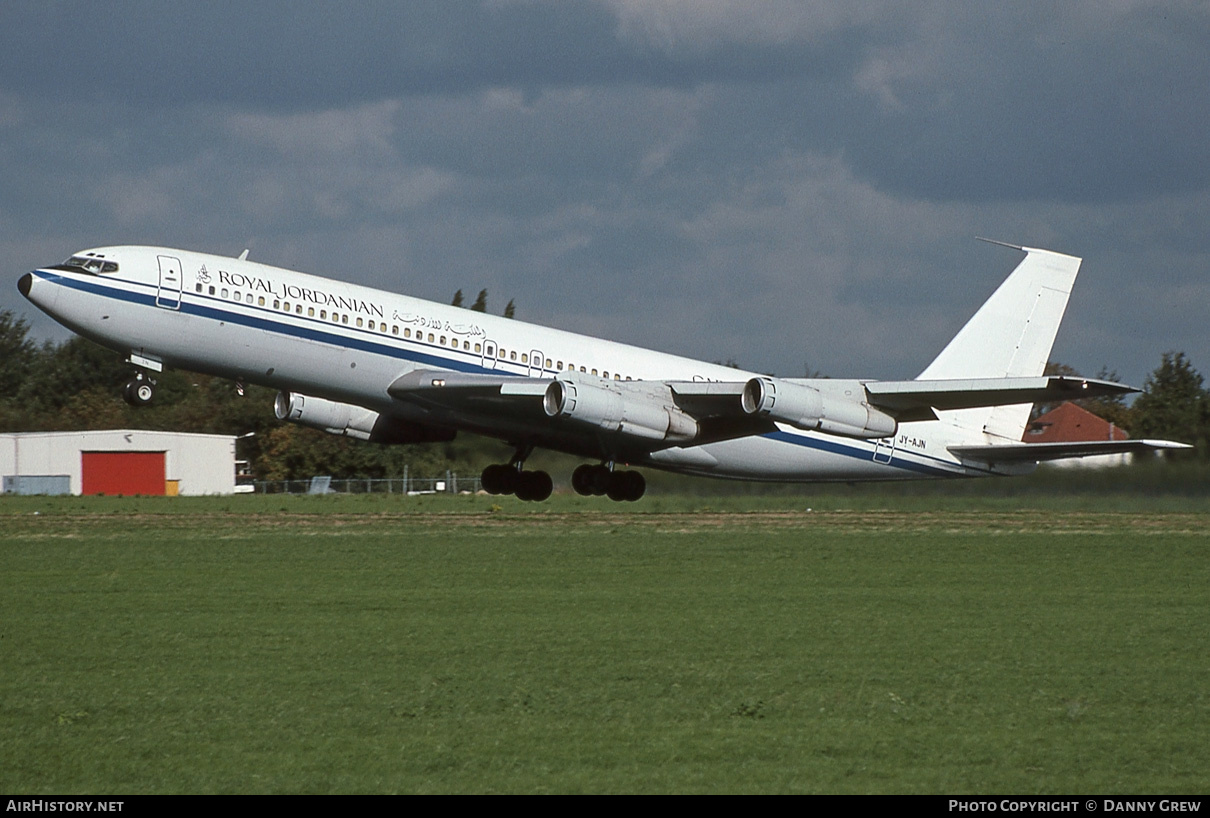 Aircraft Photo of JY-AJN | Boeing 707-3J6C | Royal Jordanian Airlines Cargo | AirHistory.net #206932