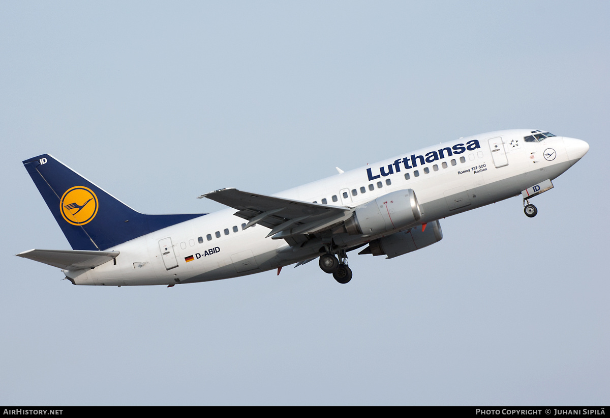 Aircraft Photo of D-ABID | Boeing 737-530 | Lufthansa | AirHistory.net #206934