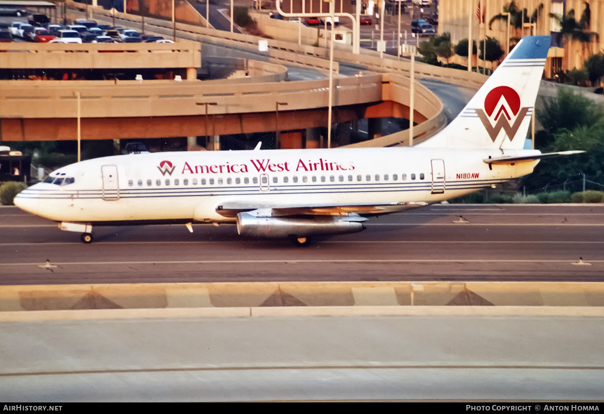 Aircraft Photo of N180AW | Boeing 737-277/Adv | America West Airlines | AirHistory.net #206936