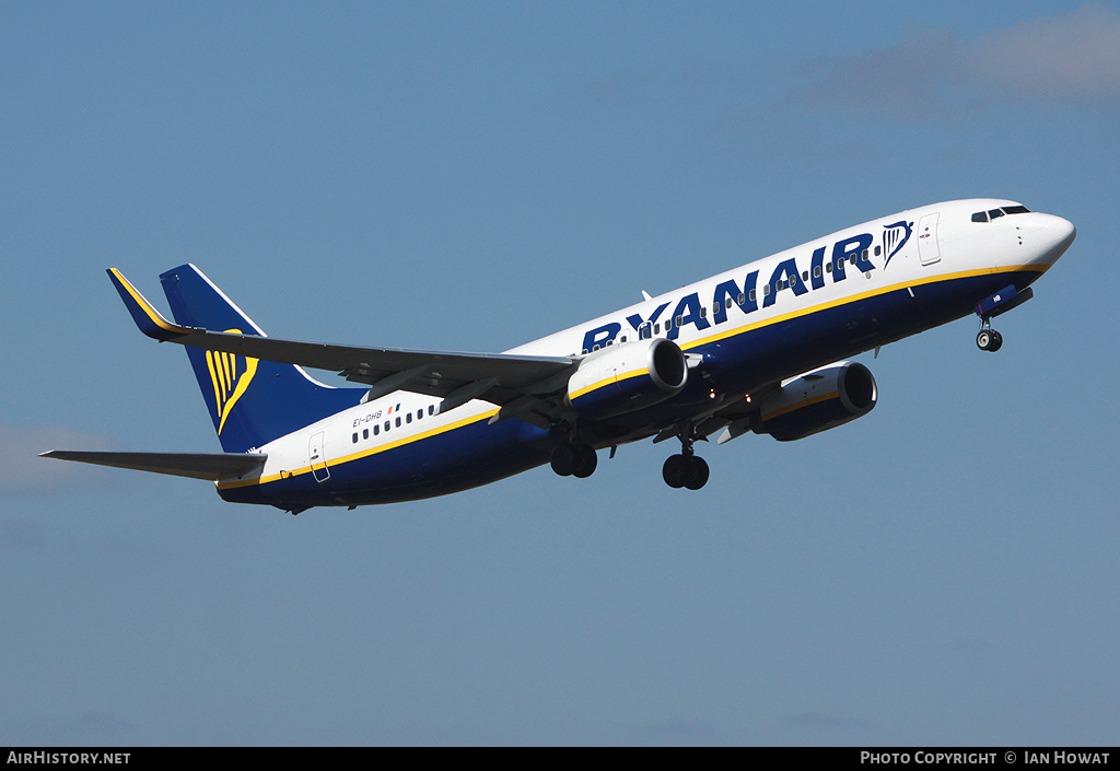 Aircraft Photo of EI-DHB | Boeing 737-8AS | Ryanair | AirHistory.net #206940