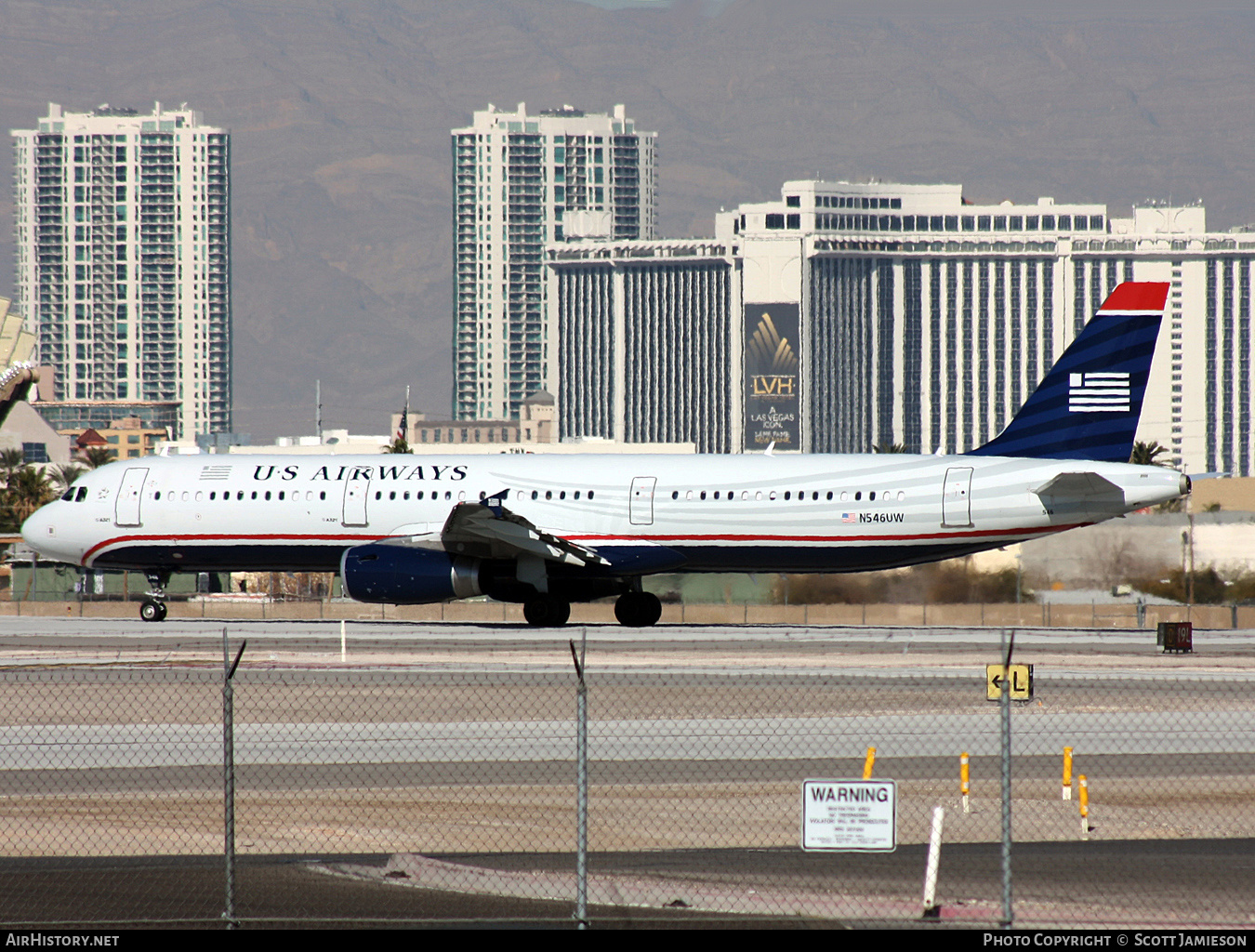 Aircraft Photo of N546UW | Airbus A321-231 | US Airways | AirHistory.net #206975