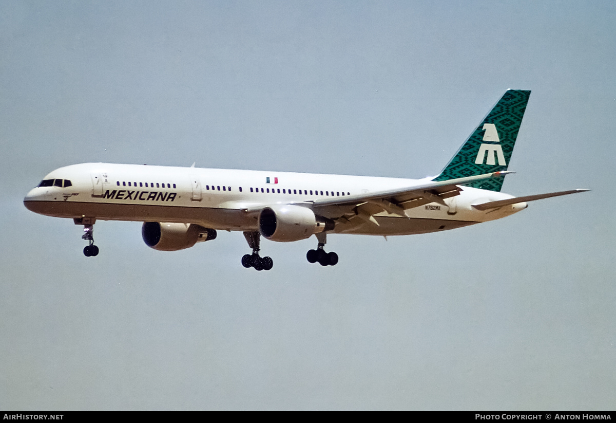 Aircraft Photo of N762MX | Boeing 757-2Q8 | Mexicana | AirHistory.net #206985