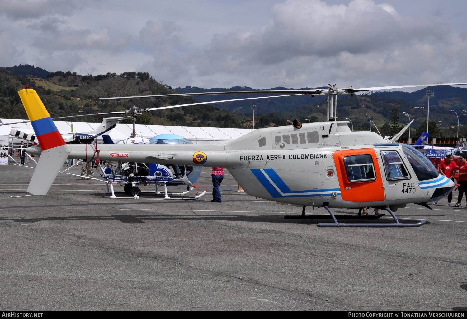 Aircraft Photo of FAC4470 | Bell 206B-3 JetRanger III | Colombia - Air Force | AirHistory.net #206988