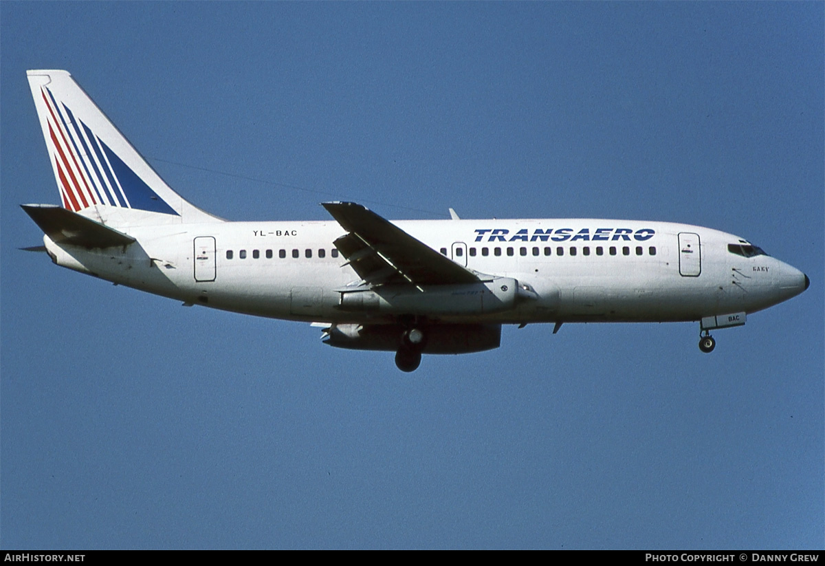 Aircraft Photo of YL-BAC | Boeing 737-236/Adv | Transaero Airlines | AirHistory.net #206991