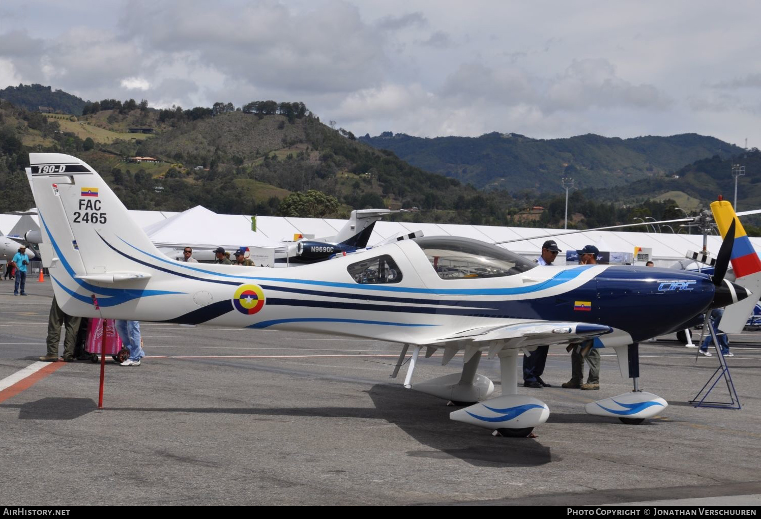 Aircraft Photo of FAC2465 | Lancair-CIAC T-90 Calima | Colombia - Air Force | AirHistory.net #207017