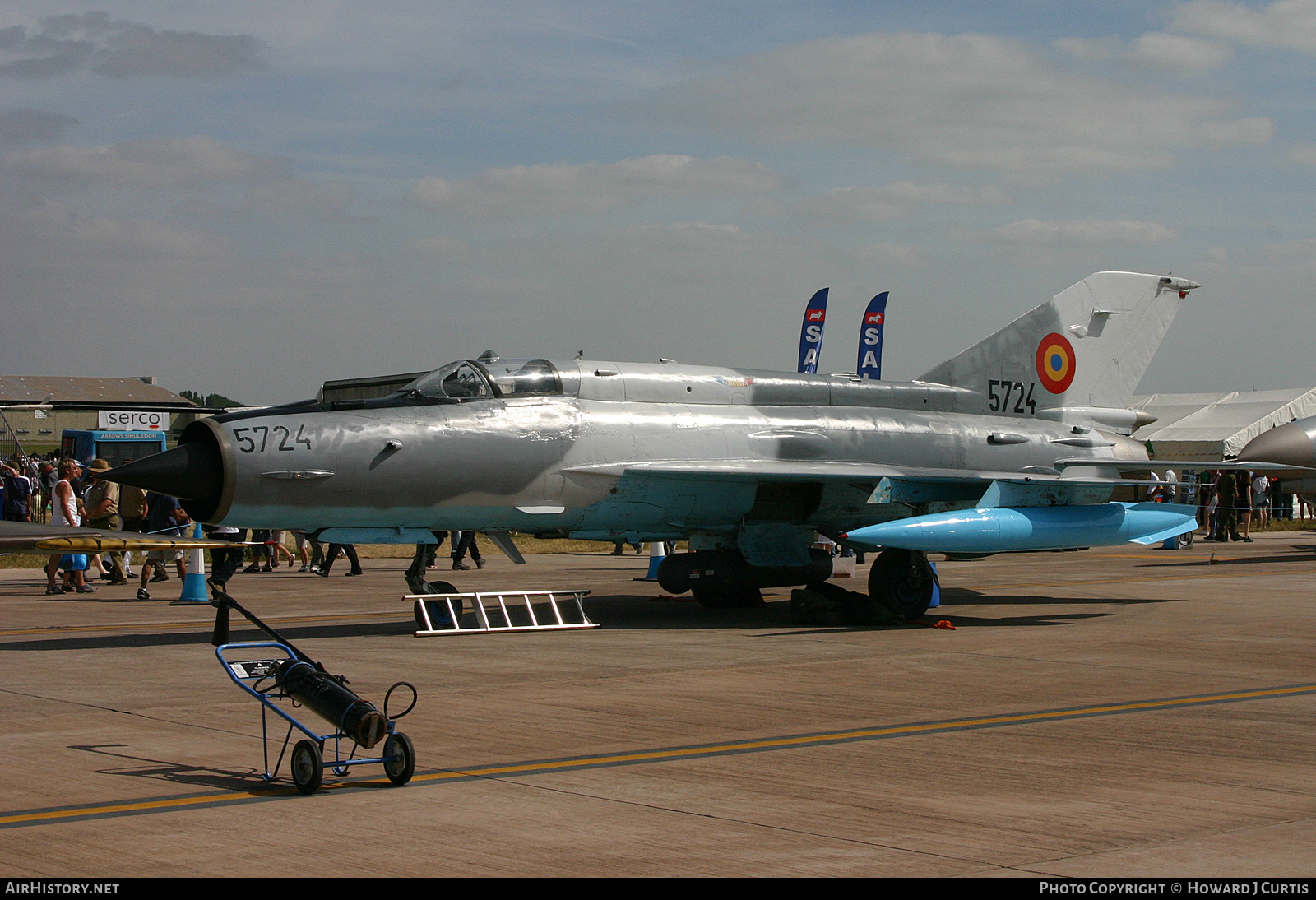 Aircraft Photo of 5724 | Mikoyan-Gurevich MiG-21MF Lancer C | Romania - Air Force | AirHistory.net #207048