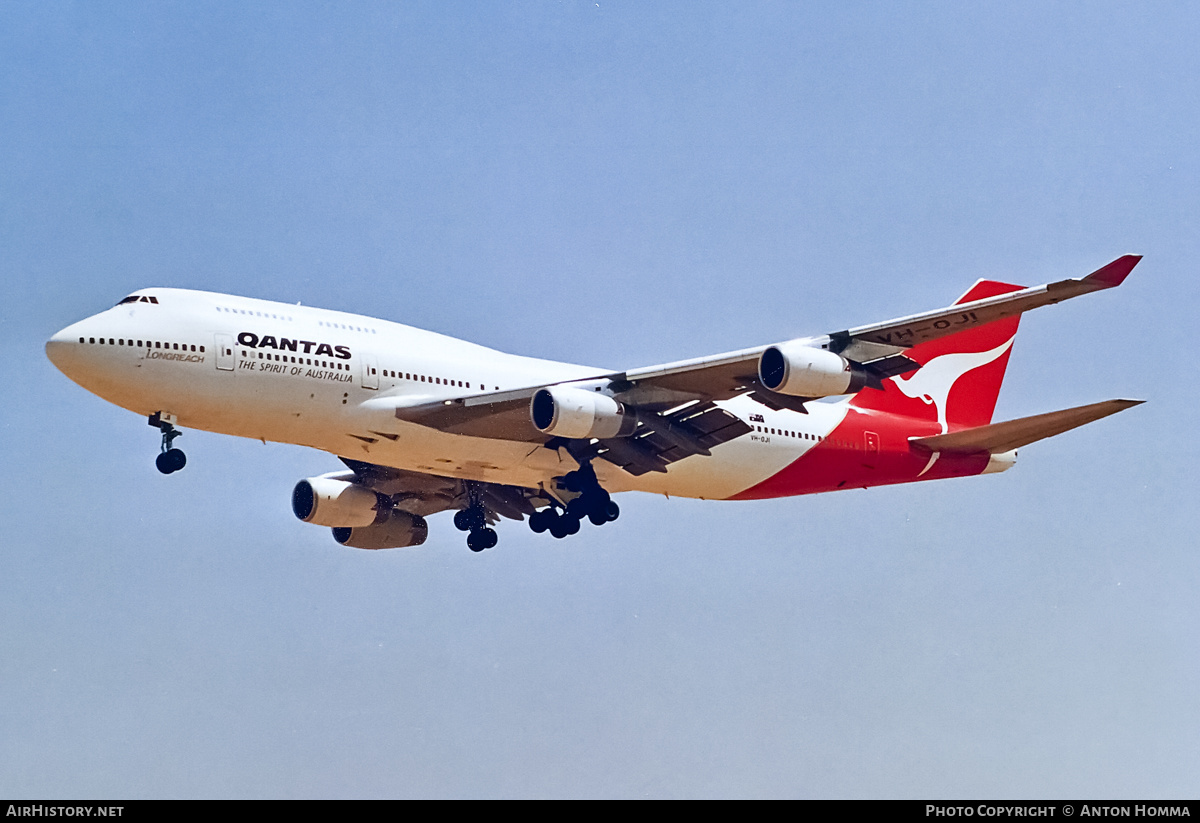 Aircraft Photo of VH-OJI | Boeing 747-438 | Qantas | AirHistory.net #207051