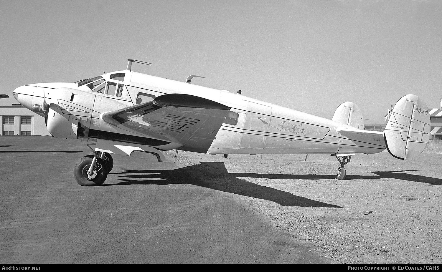 Aircraft Photo of N44N | Beech E18S | McCulloch Motors | AirHistory.net #207078
