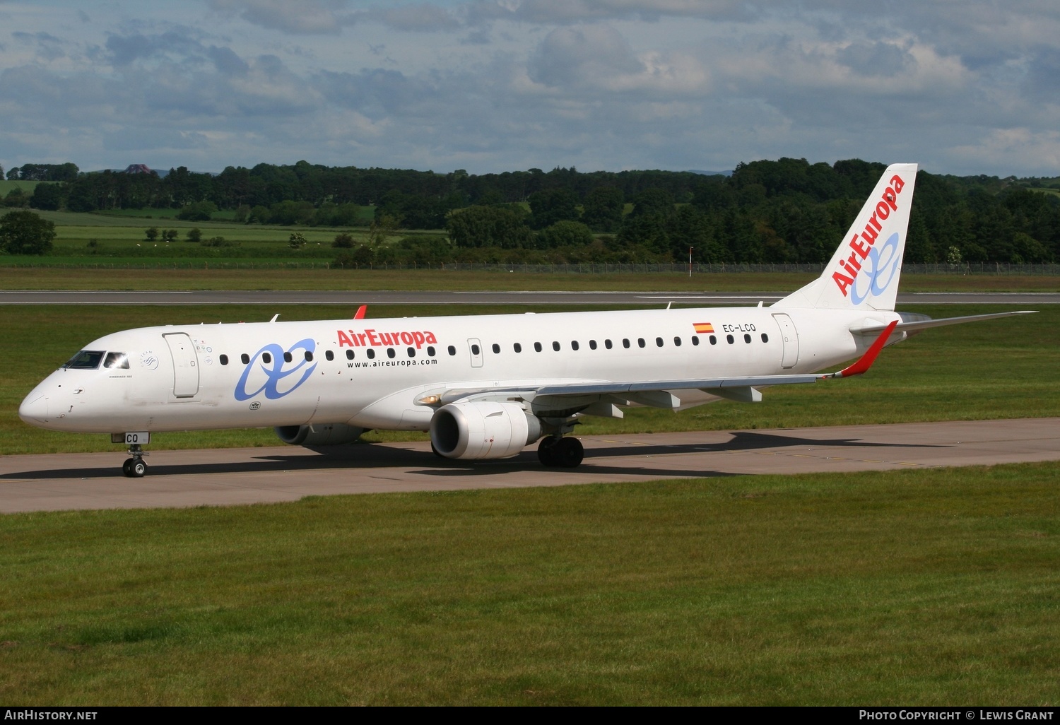 Aircraft Photo of EC-LCQ | Embraer 195LR (ERJ-190-200LR) | Air Europa | AirHistory.net #207085