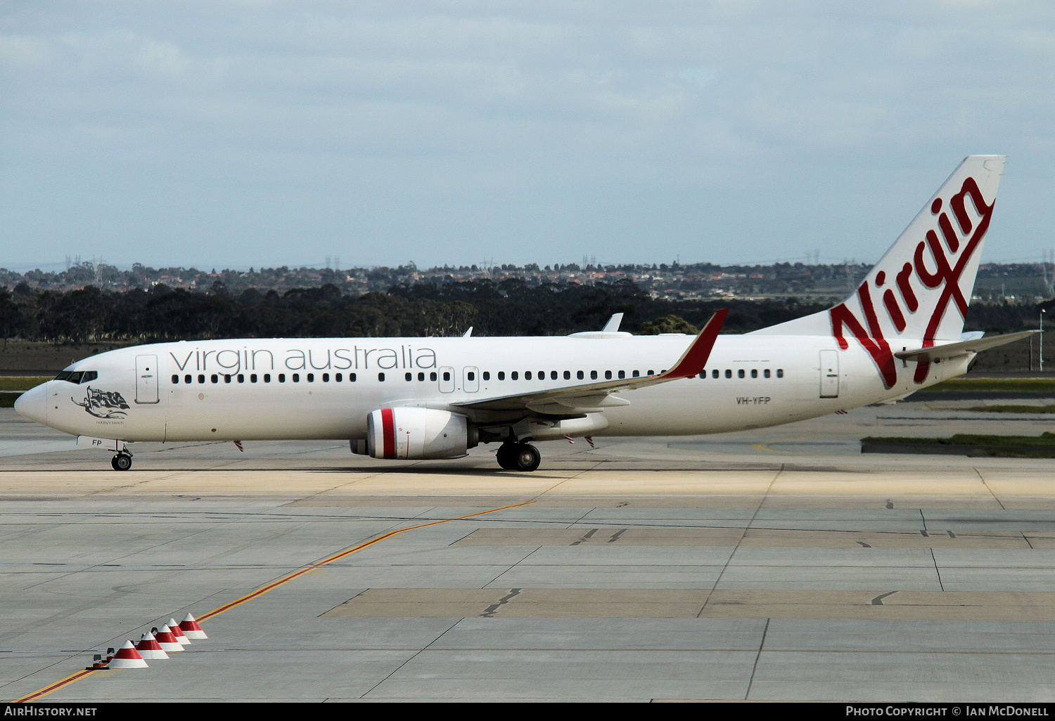 Aircraft Photo of VH-YFP | Boeing 737-8FE | Virgin Australia Airlines | AirHistory.net #207129